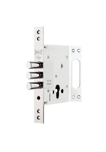 Kale Çelik Kapı Emniyet Kilidi Plus Krom 60 mm (68 mm Silindirli) - 25700000005