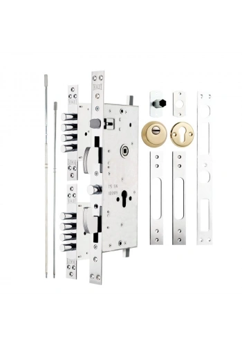 Kale Çelik Kapı Kilidi Champion Merkezi Krom 68 mm (68 mm Silindirli) - 276T0000010