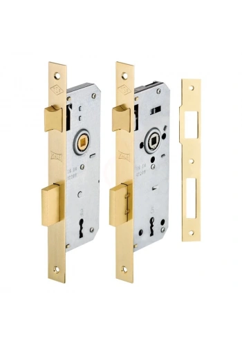 Kale Ekstra Gömme Kapı Kilidi Tek Anahtarlı Rozet Delikli Nikel 40 mm - 151R4000028