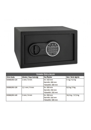 Kale Elektronik Kasa - KD060/20-120