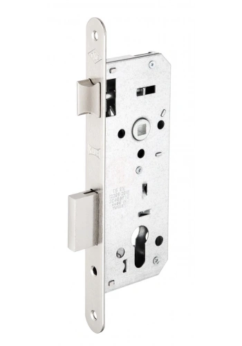 Kale Kilit Standart Silindirli Daire Kilidi Rozet Delikli 60 mm Barel 68 mm Nikel - 152R6000081