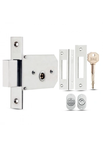 Kale Prazis Silindirli Kasa Emniyet Kilidi (3 Anahtarlı) Krom 45 mm - 156F0000001