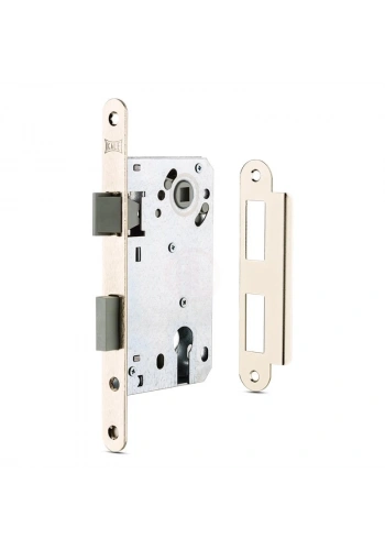 Kale Sessiz Seri Gömme Kapı Kilidi Nikel 50 mm (Plastik Mandal Sürgü) - 22100000001