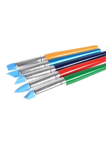 Kalın Silikon Uçlu Fırça Seti 5li