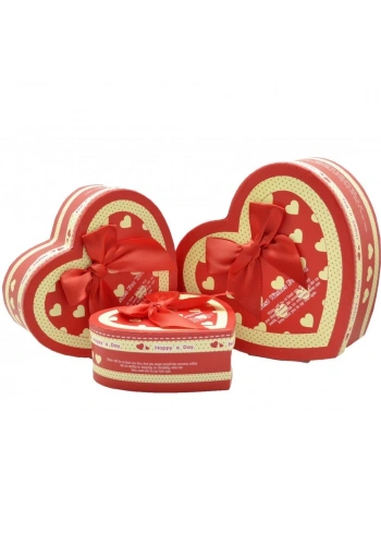 Kalpli Hediye Kutusu 3lü