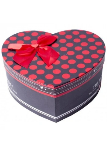 Kalpli Puantiyeli Hediye Kutu 3lü