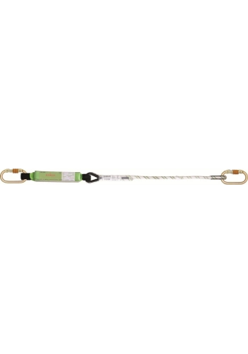 Karam Tek Kol Şok Emici Statik Halatlı Çift Karabinalı