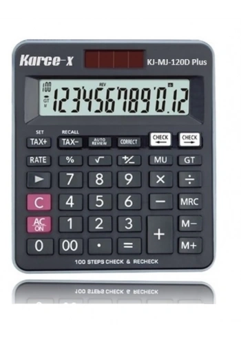 Karce-X KC-MJ-120D Plus Masaüstü 12 Hane Hesap Makinası