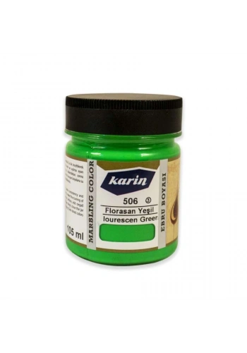 Karin Ebru Boyası 105 ml Floresan Yeşil 506