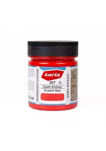 Karin Ebru Boyası 105 ml S:307 Çiçek Kırmızı
