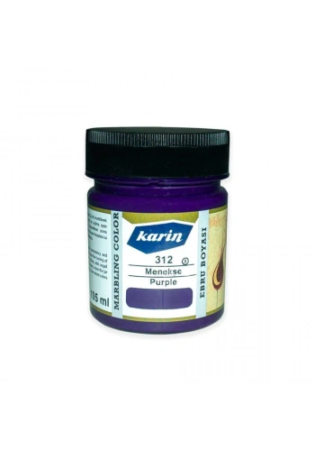 Karin Ebru Boyası 105 ml S:312 Menekşe