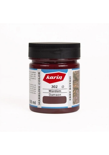 Karin Ebru Boyası 105ml 302 Mürdüm