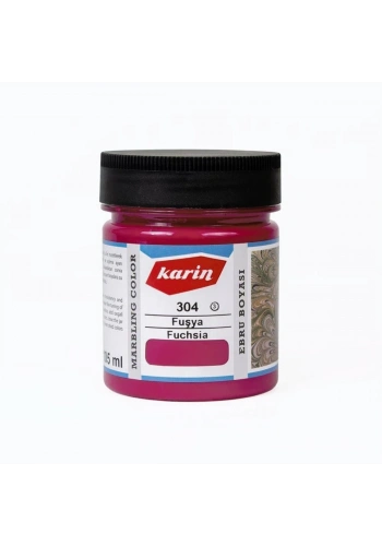 Karin Ebru Boyası 105ml 304 Fuşya
