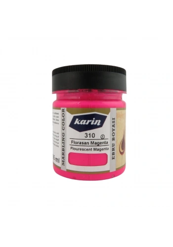 Karin Ebru Boyası 105ml 310 Florasan Magenta