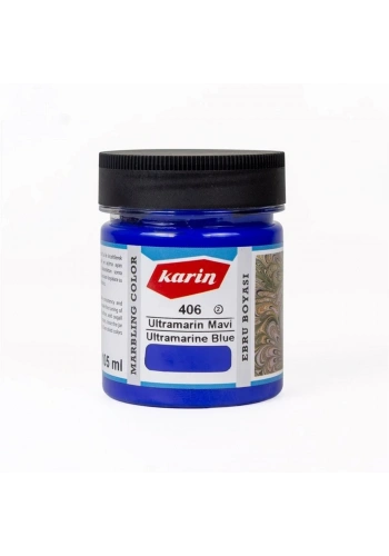 Karin Ebru Boyası 105ml 406 Ultramarine Mavi