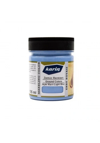Karin Ebru Boyası 105ml Zemin Renkleri 902 Açık Mavi
