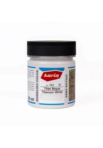 KARİN EBRU BOYASI BEYAZ 105ml 101