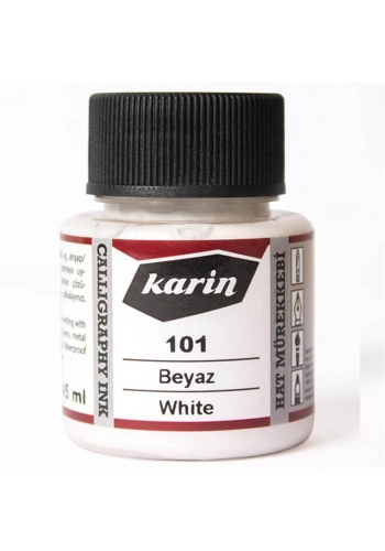 Karin Hat Mürekkebi 101 Beyaz 45ml