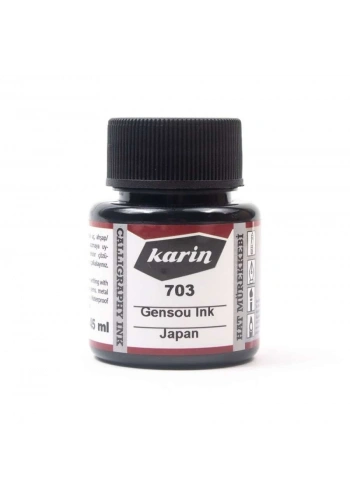 Karin Hat Mürekkebi 30 ml Siyah N:703 30 ml