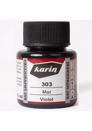 Karin Hat Mürekkebi 303 Mor 45ml