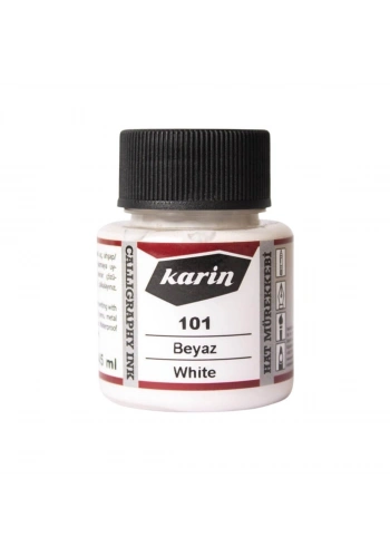Karin Hat Mürekkebi 45ml 101 Beyaz