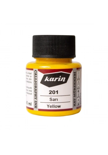 Karin Hat Mürekkebi 45ml 201 Sarı