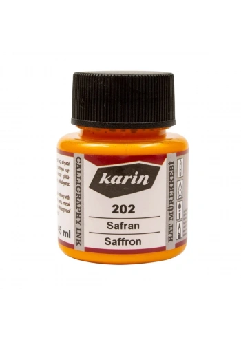 Karin Hat Mürekkebi 45ml 202 Safran