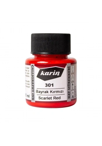 Karin Hat Mürekkebi 45ml 301 Kırmızı