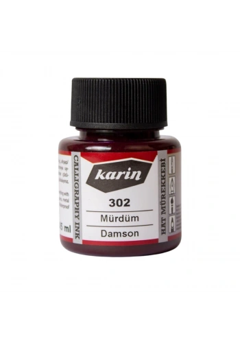 Karin Hat Mürekkebi 45ml 302 Mürdüm