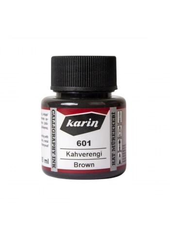 Karin Hat Mürekkebi 45ml 601 Kahverengi
