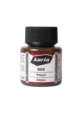 Karin Hat Mürekkebi 45ml 605 Sepia