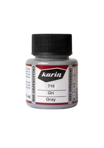 Karin Hat Mürekkebi 45ml 710 Gri