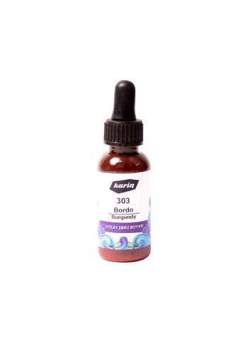 Karin Kolay Ebru Boyası 30ml 303 Bordo