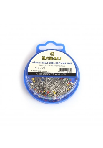 Karışık Mineli Başlı Nikel Kaplama İğne