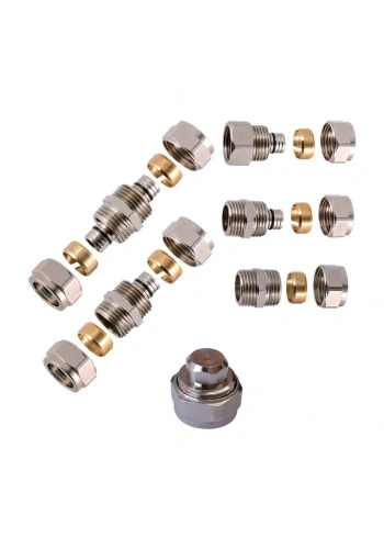 KAS Bağlantı Rakoru Hortum-Hortum 16x2