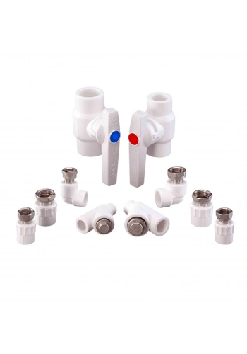 KAS PPRC Kombi Bağlantı Seti Düz 8 Li