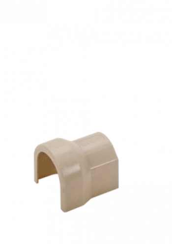 KAS PVC Hortum Kanalı ve Ek Parçası DN25 İç Tesisat Duvar Geçiş Kapağı Açık (Beyaz)