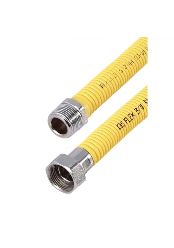 KAS SN Gaz Flex Makaronlu Paslanmaz (13890) 3/4 İnç - 3/4 İnç 40 Cm