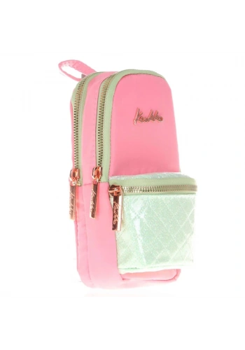Kaukko Kalem Çantası Brıght Junıor Bag Kapitone-Rose K2466