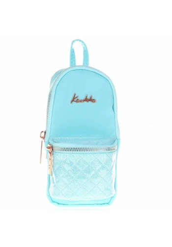 Kaukko Kalem Çantası Brıght Junıor Bag Kapitone-Turkuaz K2462