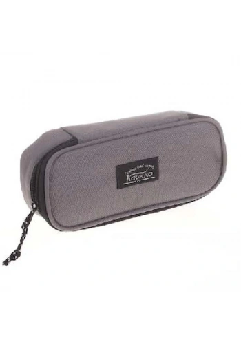 Kaukko Kalem Çantası Özel Bölmeli Gri K2364