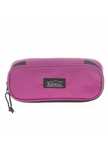 Kaukko Kalem Çantası Özel Bölmeli Mürdüm K2368