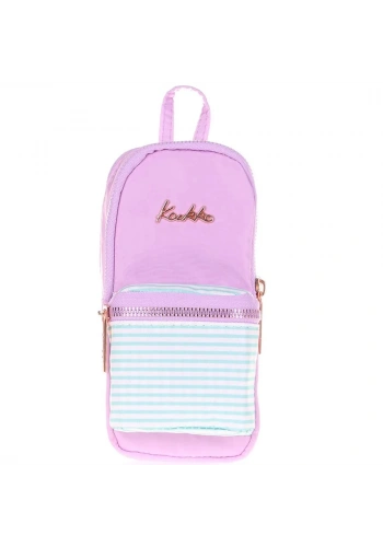 Kaukko Kalem Çantası Soft Floral Junıor Bag Vıolet K2441