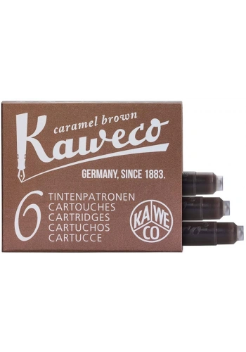 Kaweco Dolma Kalem Kartuşu 6lı KAHVERENGİ