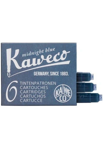 Kaweco Dolma Kalem Kartuşu 6lı MAVİ-SİYAH