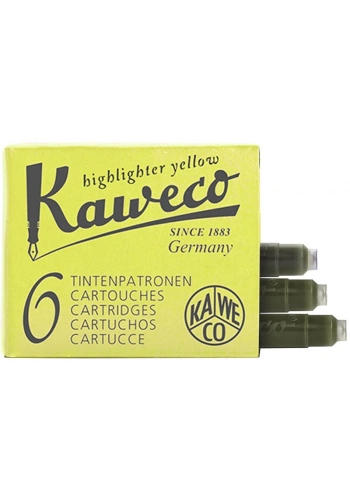 Kaweco Dolma Kalem Kartuşu 6lı NEON SARI