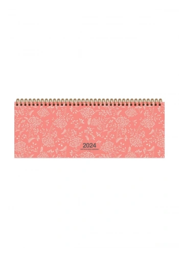 KESKİN AJ-65 SPİRALLİ MASA TAKVİMİ 12x33.5 HAFTALIK PASTEL FLORA (830095)