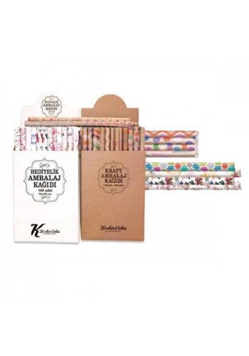 Keskin Color Ambalaj Kağıdı Kraft Tekli Rulo 70x100 100351-99
