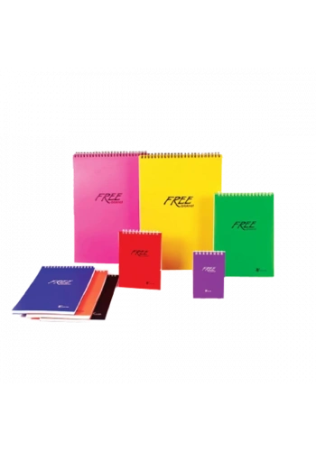 Keskin Color Bloknot Free Office Spiralli Kareli 80 YP A6 145202-99