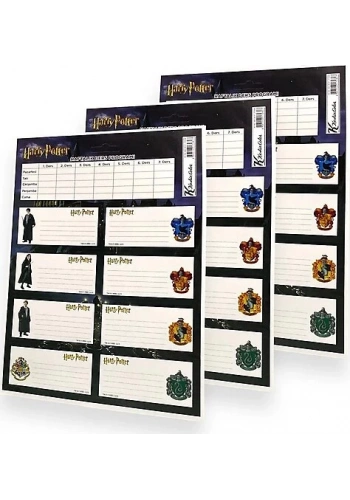 KESKİN HARRY PORTER 3 LÜ DERS PROGRAMLI ETİKET 220130
